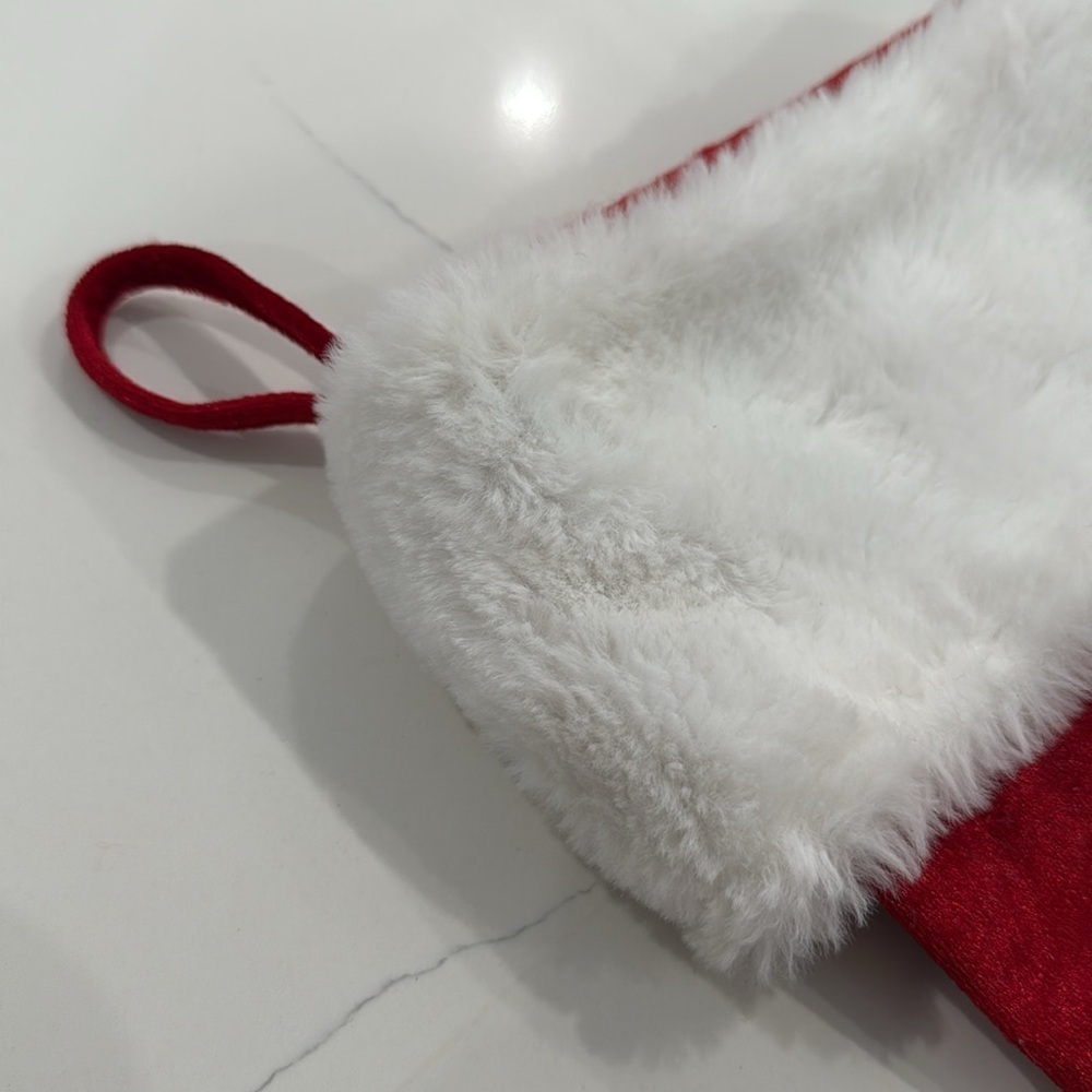 Monogram “K” Christmas Stocking - Picture 5 of 12